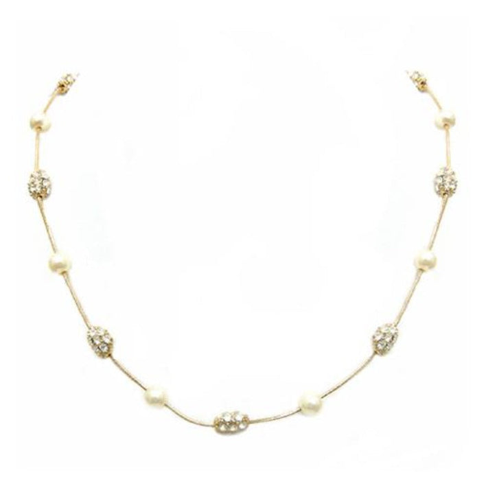 Pearl Station Necklace