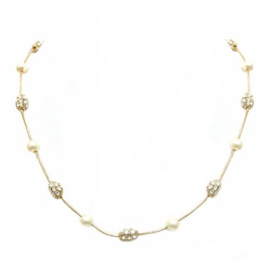 Pearl Station Necklace