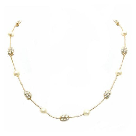 Pearl Station Necklace