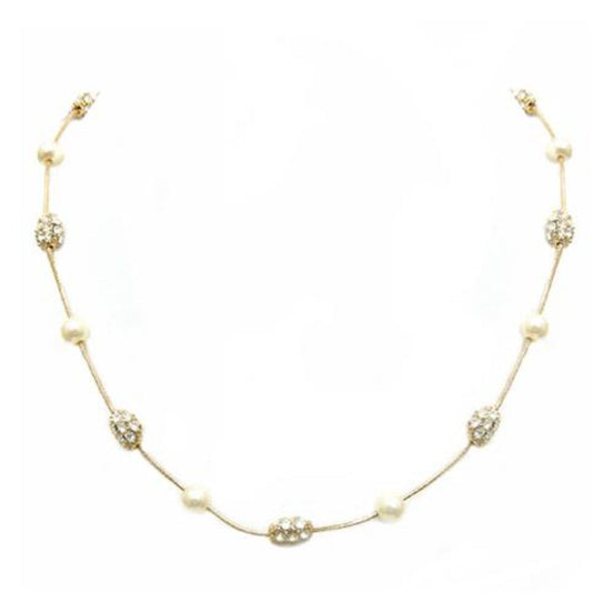 Pearl Station Necklace