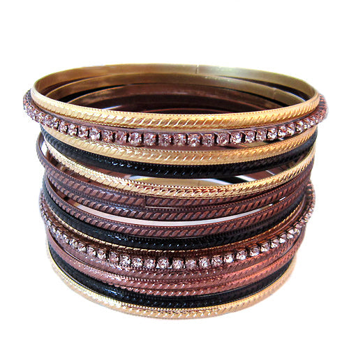 3TONE BANGLE SET  #HB262_3TONE (T SEC)