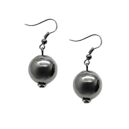 HEMATITE EARRINGS  #HNE92303_HEMATITE (JB8)