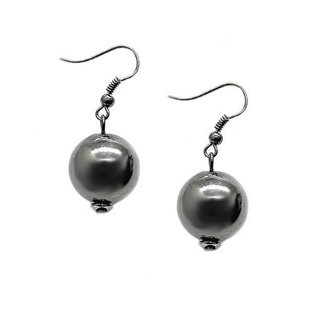 HEMATITE EARRINGS  #HNE92303_HEMATITE (JB8)
