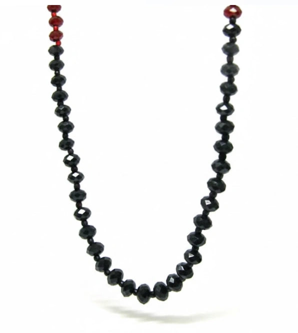 GARNET NECKLACE (B333)