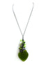 OLIVE NECKLACES  #QN23808-2_GREEN (DC6)