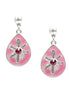 PINK EARRINGS  #SE27509_PINK