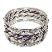BANGLE SET #KB0231_S-PURPLE (RE7)