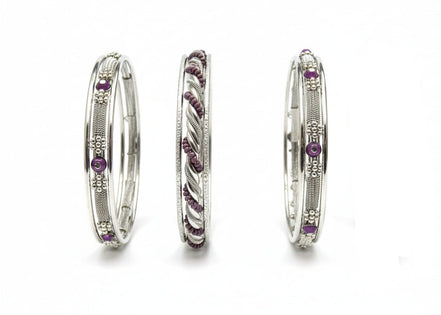BANGLE SET #KB0231_S-PURPLE (RE7)