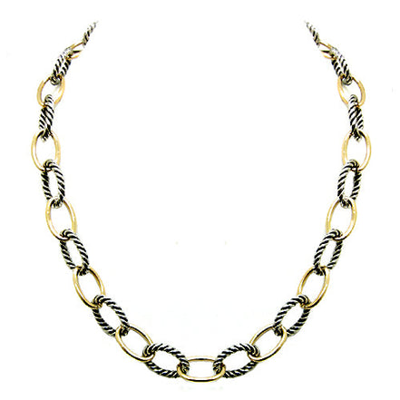 2TONE NECKLACES  #R6N14_2TONE (FC27/ELEVATOR)