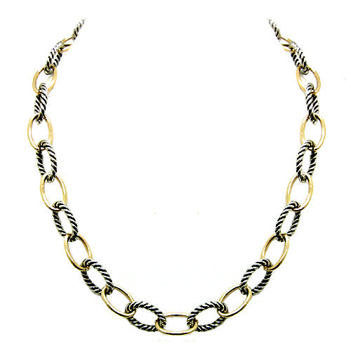 2TONE NECKLACES  #R6N14_2TONE (FC27/ELEVATOR)