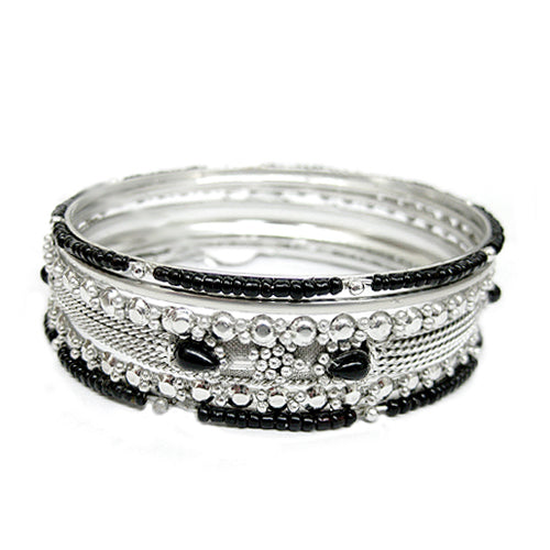 BANGLE SET #RB0999_S-BLACK (UA2/UB2/28west)