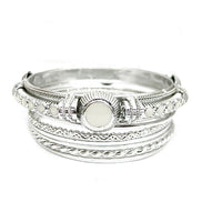 BANGLE SET #RB9681_SILVER (UH1/UG1/28west)