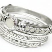 BANGLE SET #RB9681_SILVER (UH1/UG1/28west)