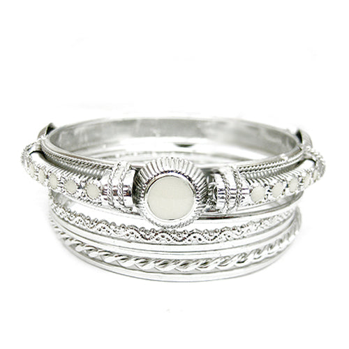 BANGLE SET #RB9681_SILVER (UH1/UG1/28west)