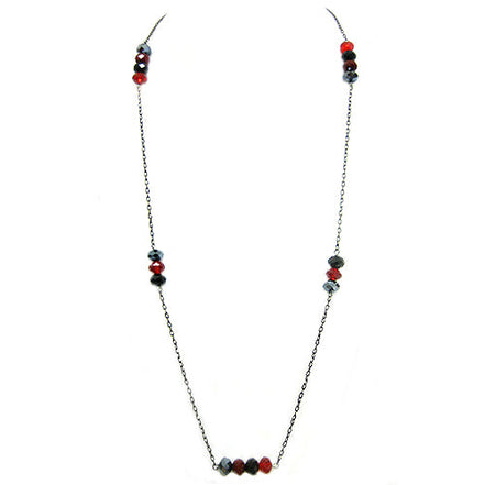 RED NECKLACES  #HNN91424_RED-JET (JF3)