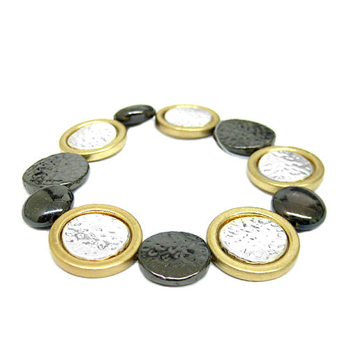 3TONE BRACELET  #SB28580_TRITONE (EG2)