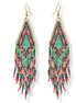 Multi-Color Bohemian Seed Bead Tassel Earrings #SH-ER-1202