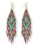 Multi-Color Bohemian Seed Bead Tassel Earrings #SH-ER-1202