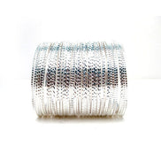 SILVER Set of 50 PCS Metal Bangles