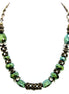 GOLD-OLIVE NECKLACES  #HNN78097_G-OLV (JD8)