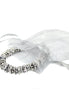 RHODIUM STRETCH BRACELETS  #HNB5759_R-CRY (OE6)