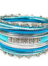BANGLE SET #VB17216_S-TURQ (RA24/RB24)