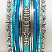 BANGLE SET #VB17216_S-TURQ (RA24/RB24)