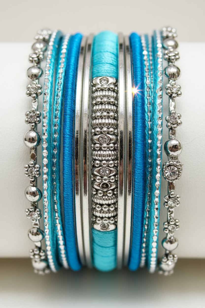 BANGLE SET #VB17216_S-TURQ (RA24/RB24)