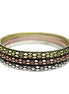 3TONE BANGLE SET  #HB1827_MULTI (KE1)