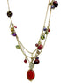 GOLD-ROSE NECKLACES  #SC28020_ROSE_GARDEN (CD1)