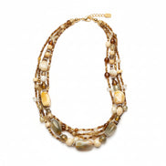 BROWN NECKLACES  #N145_ASST (BC18)