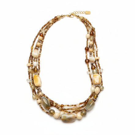 BROWN NECKLACES  #N145_ASST (BC18)