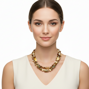 BROWN NECKLACES  #N145_ASST (BC18)