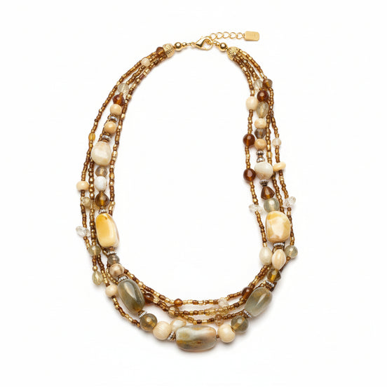 BROWN NECKLACES  #N145_ASST (BC18)